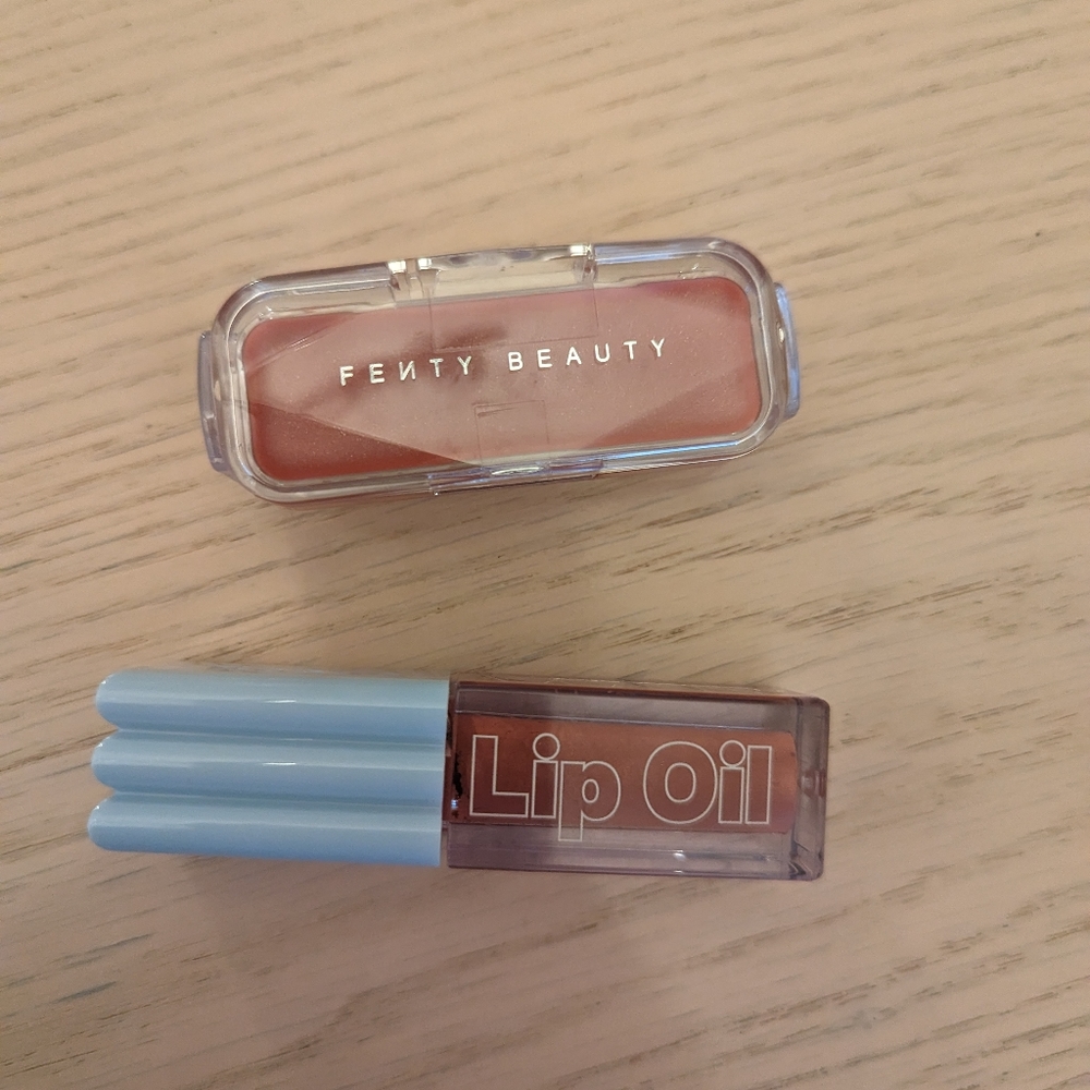 SOLD fenty gloss bomb dip and kosas lip oil